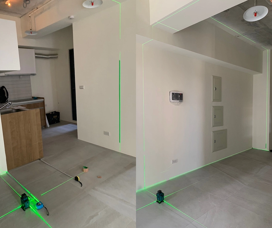 室內設計放樣是裝修首要步驟，將設計圖面精準轉化為現場標記，確保品質完美落地。