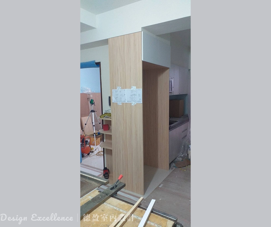 德盈的設計師會全程親自監工