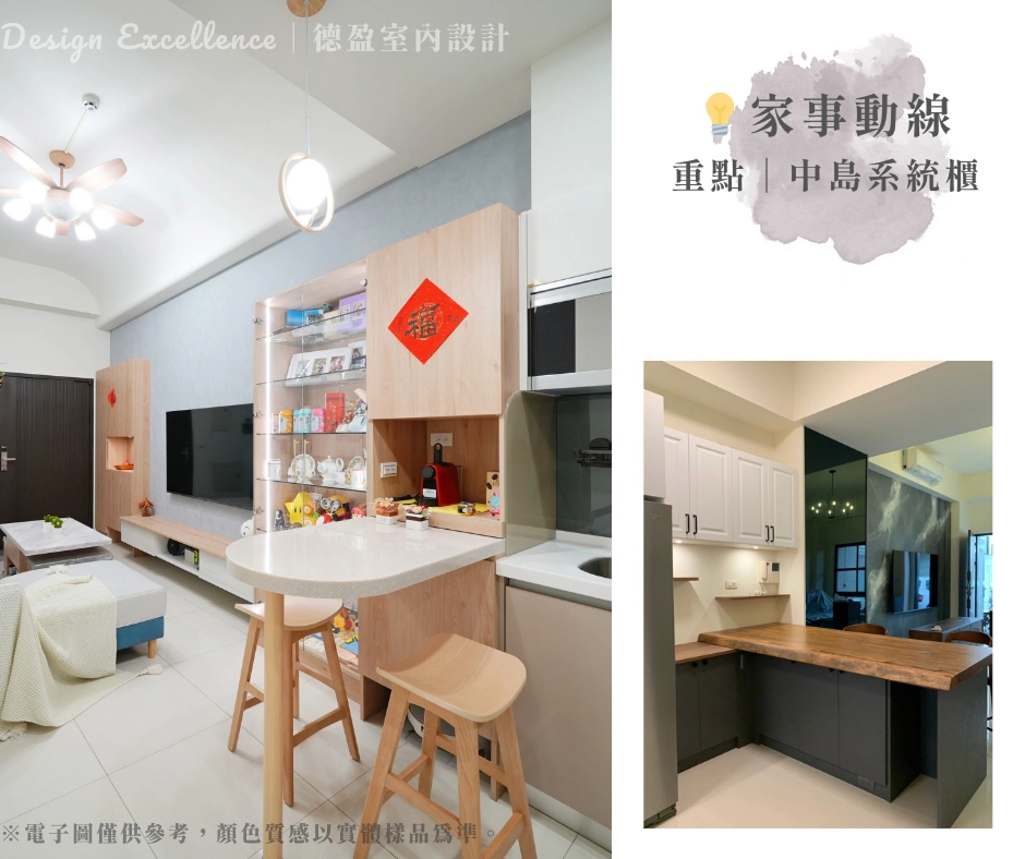 家事動線設計能提升生活效率，縮短廚房備料與陽台洗曬路徑，讓家務更輕鬆。