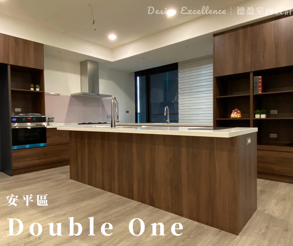 客製化廚房系統櫃搭配高品質五金，為台南居家實現美感與廚房收納。