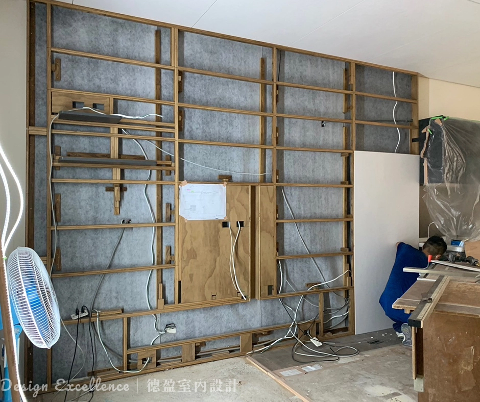 電視牆內釘隔音墊