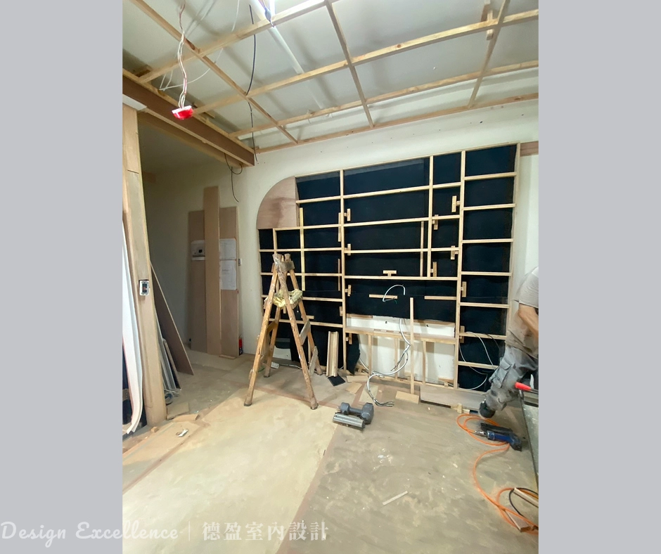 圓弧造型電視牆